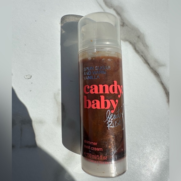 New Victoria's Secret CANDY BABY beauty rush shimmer swirl cream. Discontinued! - Picture 3 of 4